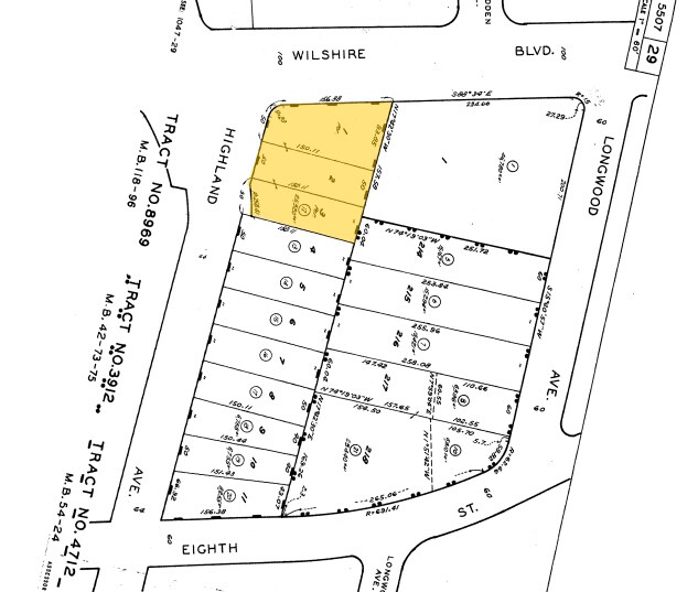 4950 Wilshire Blvd, Los Angeles, CA à louer - Plan cadastral - Image 2 de 27