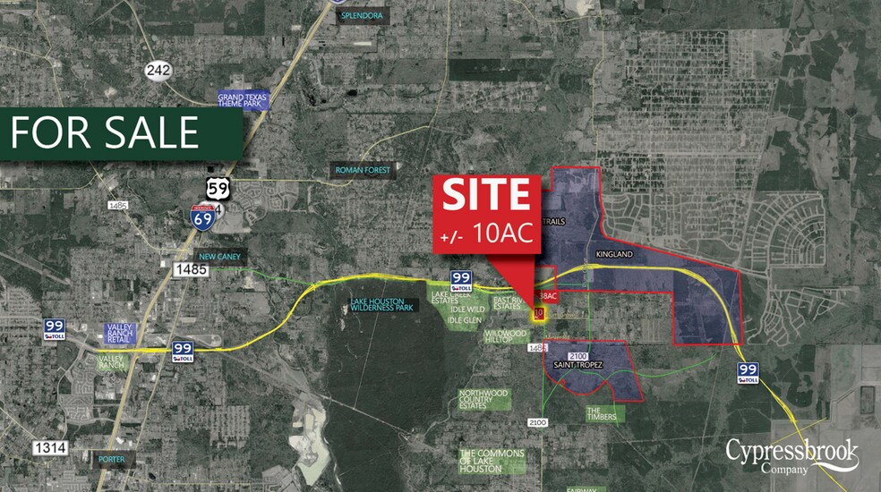 31780 Huffman New Caney Rd, New Caney, TX à vendre - Aérien - Image 2 de 5