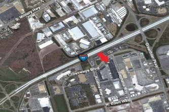 1545 Crossways Blvd, Chesapeake, VA - AERIAL map view