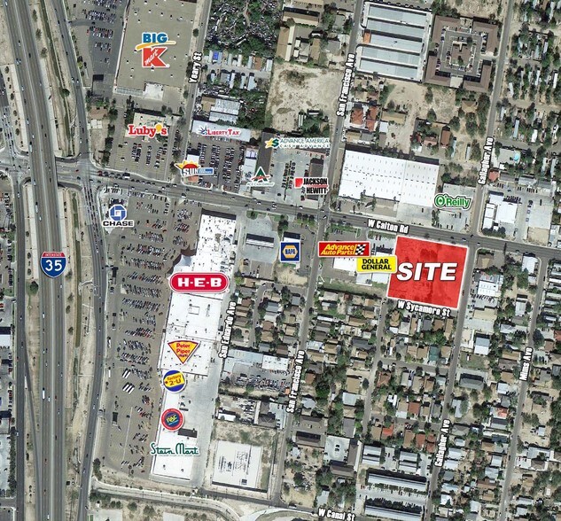 301 E Calton Rd, Laredo, TX à louer - Aérien - Image 2 de 3