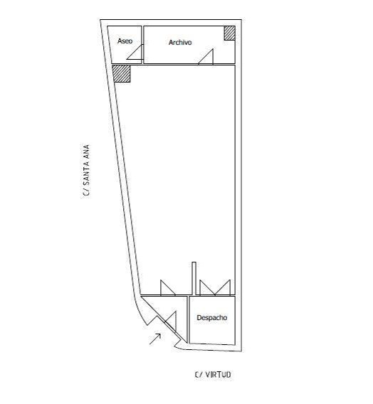 Commerce de détail dans Galinduste, Salamanca à vendre - Plan d’étage type - Image 3 de 3