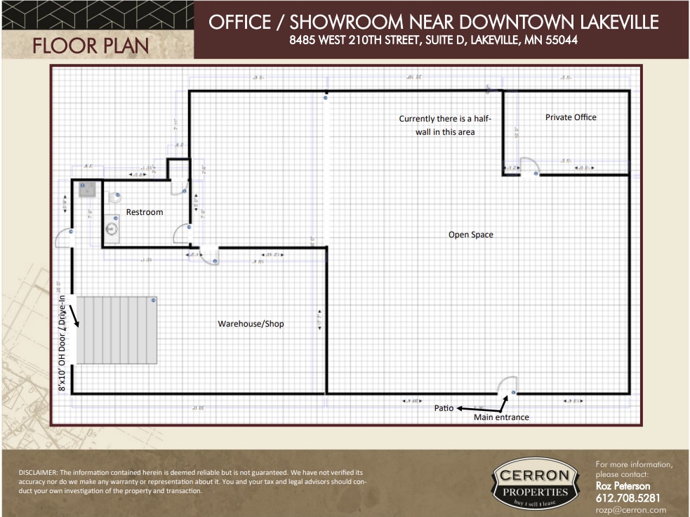 8485 210th St W, Lakeville, MN for lease Floor Plan- Image 1 of 1