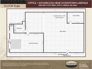 8485 210th St W, Lakeville, MN for lease Floor Plan- Image 1 of 1