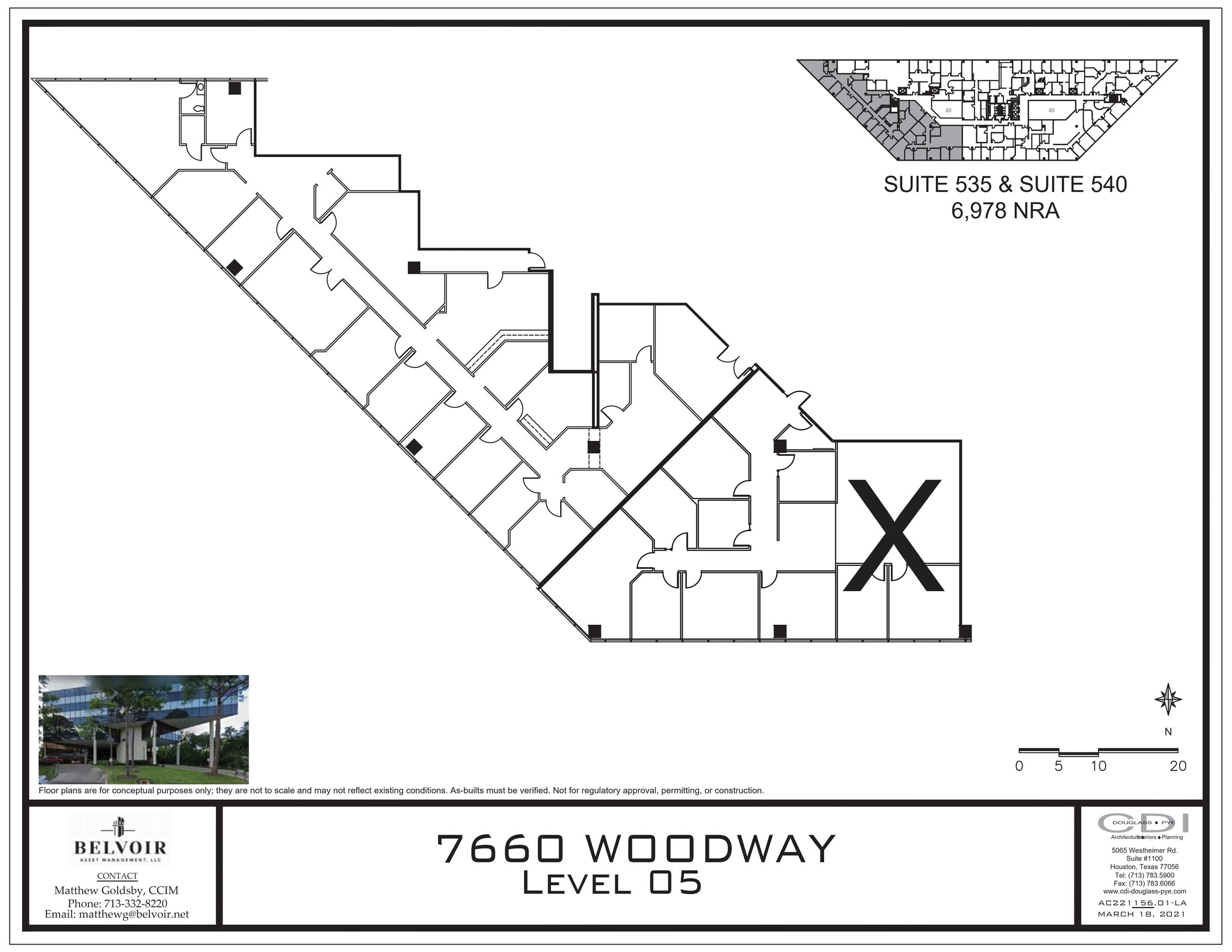Private Office Space, Houston, TX for lease Site Plan- Image 1 of 1