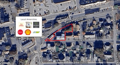 4-8 Loring St, Hudson, MA - Aerial map view
