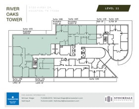 3730 Kirby Dr, Houston, TX à louer Plan d’étage- Image 1 de 1