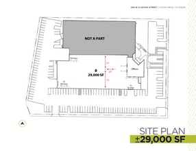 365 Clinton St, Costa Mesa, CA à louer Plan de site- Image 2 de 2