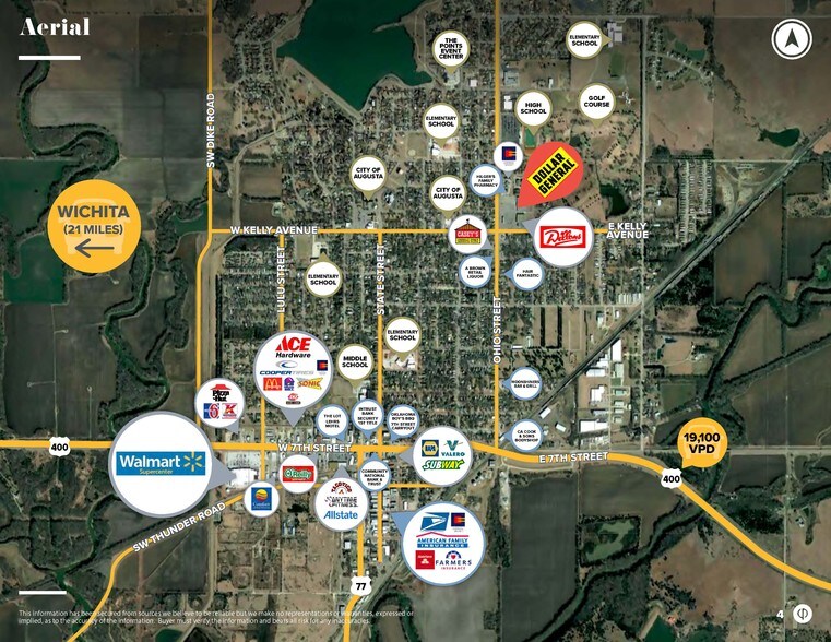 1612 N Ohio St, Augusta, KS for sale - Aerial - Image 3 of 7