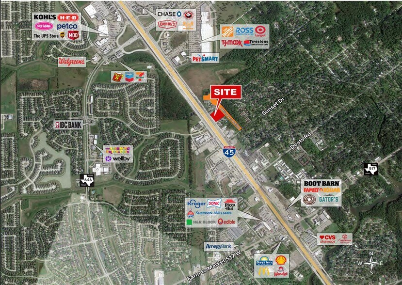 2551 Gulf Fwy, Dickinson, TX à vendre - Photo du bâtiment - Image 1 de 2