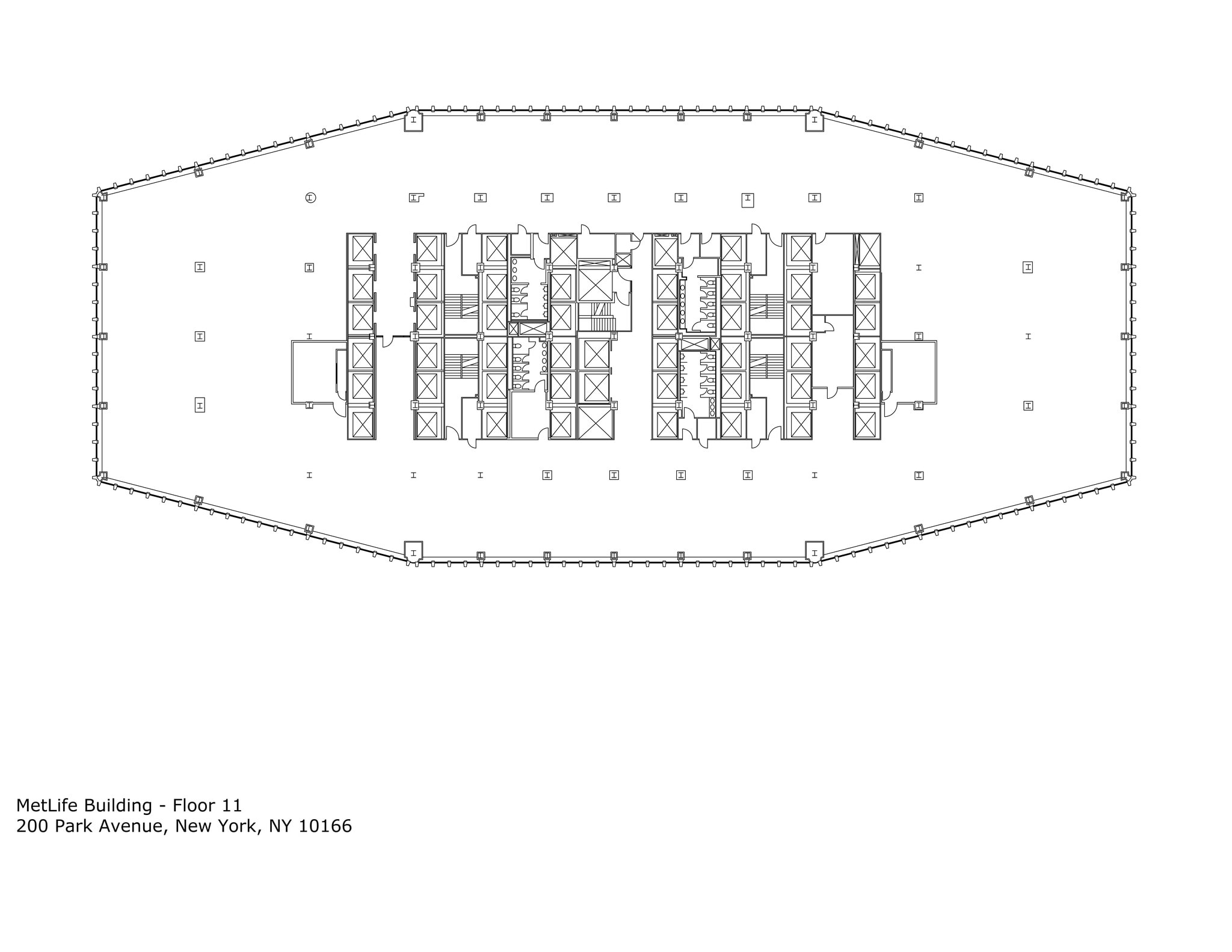 200 Park Ave, New York, NY à louer Plan de site- Image 1 de 1