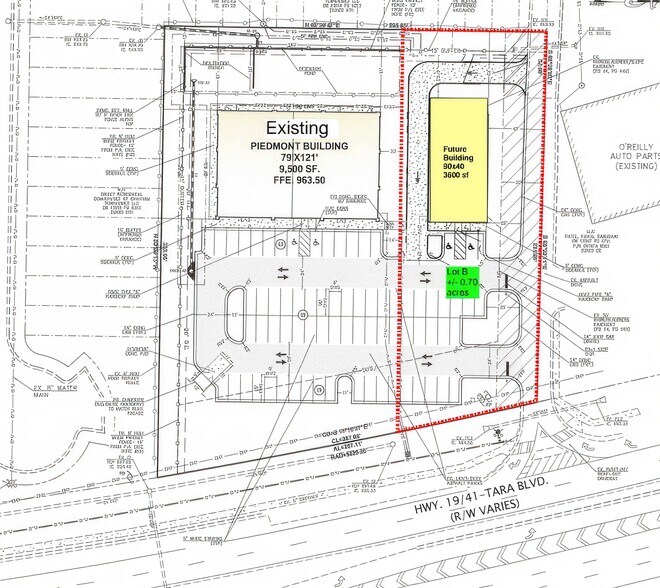 11581 Tara Blvd, Hampton, GA à vendre - Plan de site - Image 2 de 2