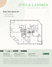 1675 Larimer St, Denver, CO for lease Floor Plan- Image 2 of 2