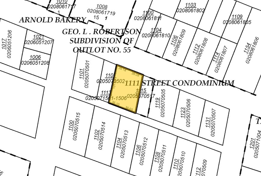 1111 E 11th St, Austin, TX for lease - Plat Map - Image 2 of 18