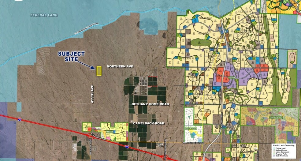SE Northern Ave & 411th Ave, Tonopah, AZ for sale - Aerial - Image 2 of 3