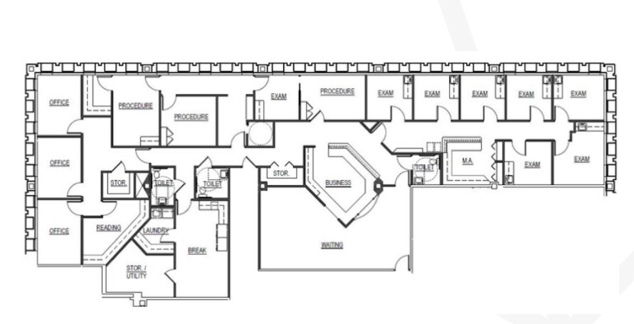 6036 N 19th Ave, Phoenix, AZ à louer Plan d’étage- Image 1 de 1