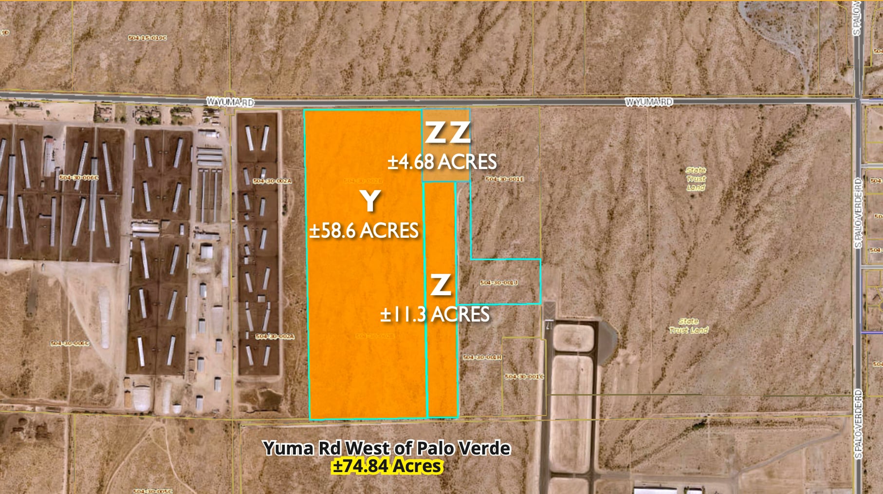 Yuma West of Palo Verde rd, Buckeye, AZ à vendre Photo principale- Image 1 de 3