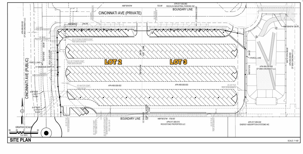 3535-3545 Cincinnati Ave, Lincoln, CA à vendre - Plan de site - Image 2 de 3