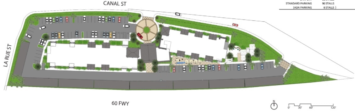 Southeast corner of La Rue Street & Canal Street., Jurupa Valley, CA for sale Site Plan- Image 1 of 2