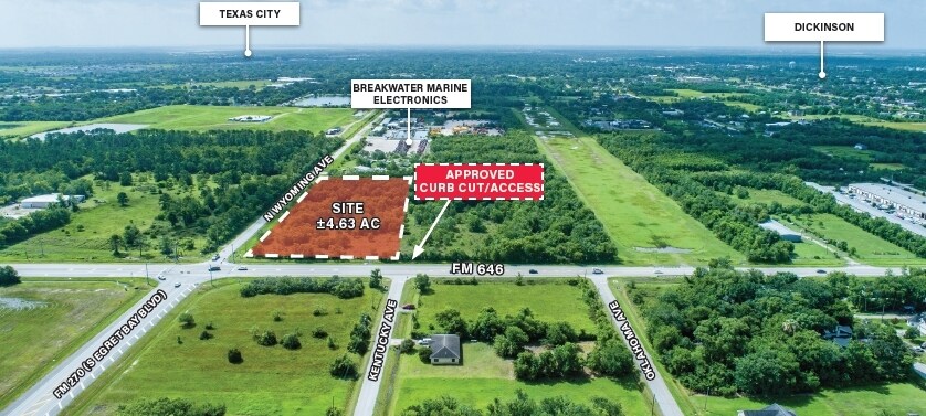 FM 270 & FM 646, League City, TX à vendre - Aérien - Image 2 de 3