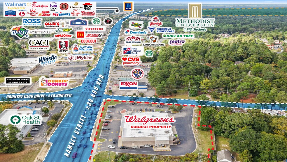 3300 Ramsey St, Fayetteville, NC à vendre - Photo du bâtiment - Image 2 de 2