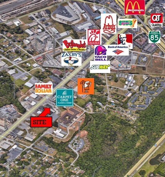 1449-1451 Asheville Hwy, Spartanburg, SC à louer - Photo du bâtiment - Image 2 de 3