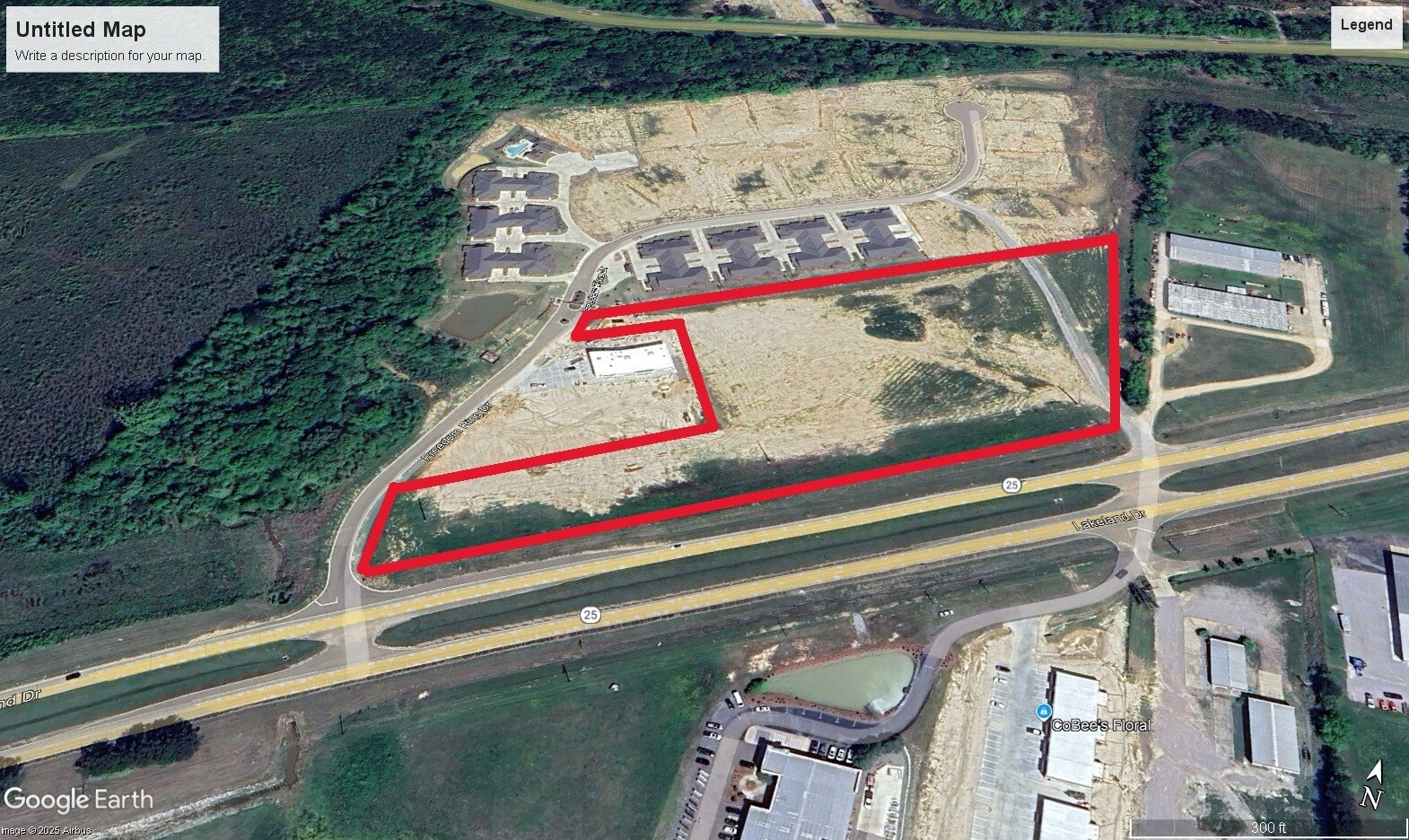 6155 Highway 25, Brandon, MS for sale Aerial- Image 1 of 6