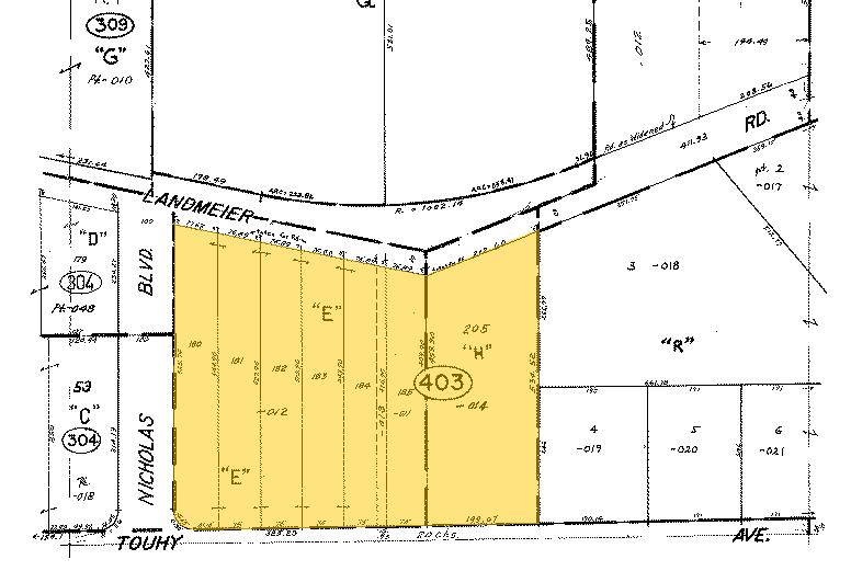 2201 Landmeier Rd, Elk Grove Village, IL à vendre - Plan cadastral - Image 2 de 6