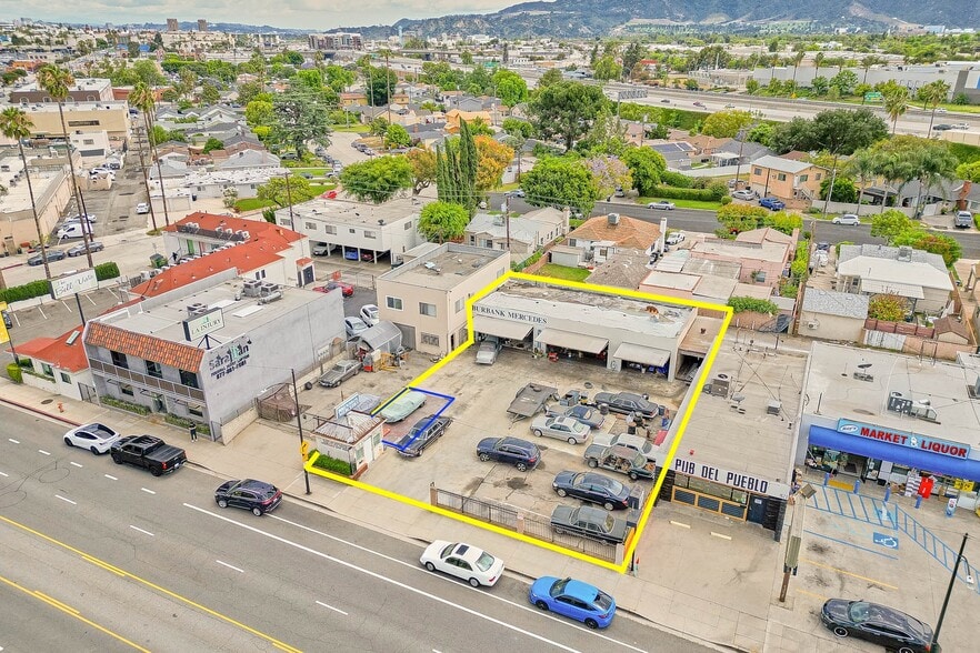 1617 N San Fernando Blvd, Burbank, CA for lease - Aerial - Image 2 of 6