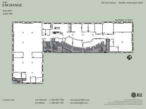 821 2nd Ave, Seattle, WA for lease Floor Plan- Image 1 of 1