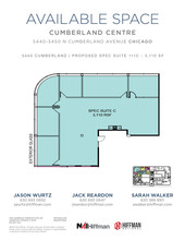 5440 N Cumberland Ave, Chicago, IL for lease Floor Plan- Image 1 of 11