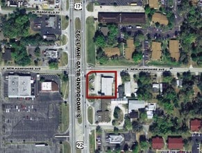 1301-1307 S Woodland Blvd, Deland, FL - AERIAL  map view - Image1