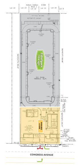4500 S Congress Ave, Austin, TX à louer - Plan de site - Image 2 de 2