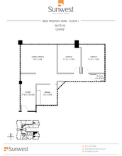 1800 Preston Park Blvd, Plano, TX à louer Plan d  tage- Image 1 de 1