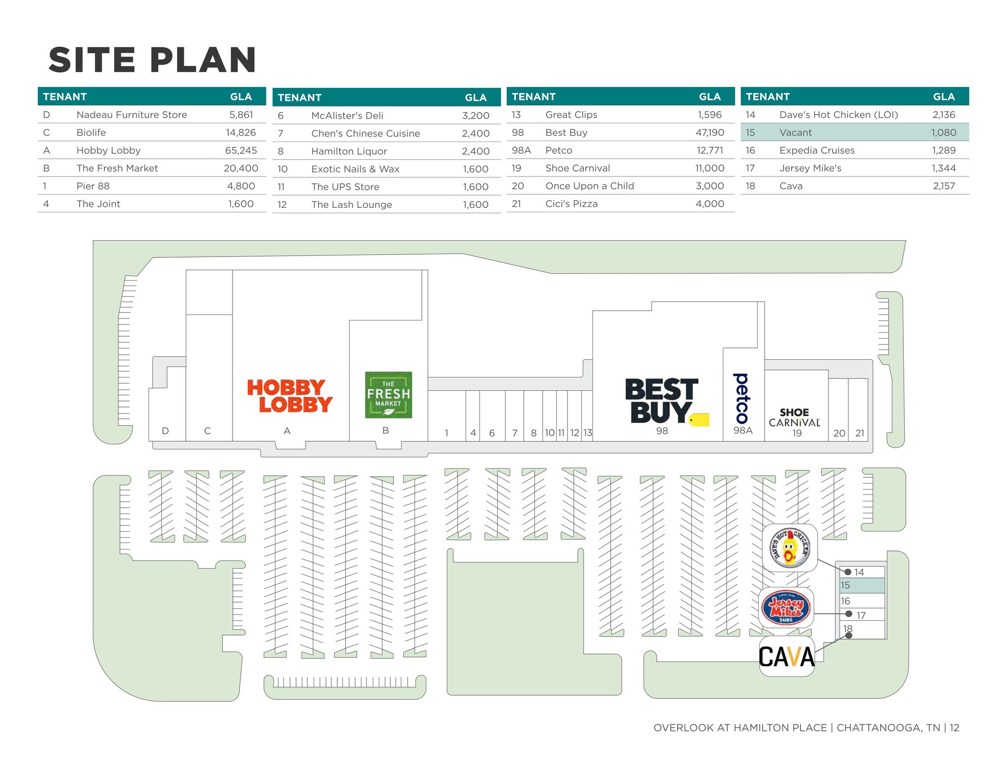 2288 Gunbarrel Rd, Chattanooga, TN for lease Site Plan- Image 1 of 16