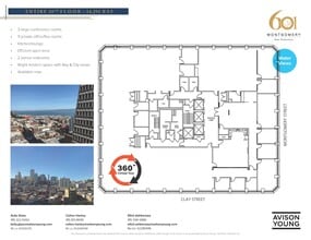 601 Montgomery St, San Francisco, CA for lease Floor Plan- Image 1 of 2