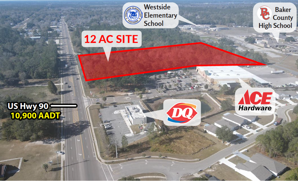 0 US Highway 90, Glen Saint Mary, FL for sale - Building Photo - Image 2 of 4