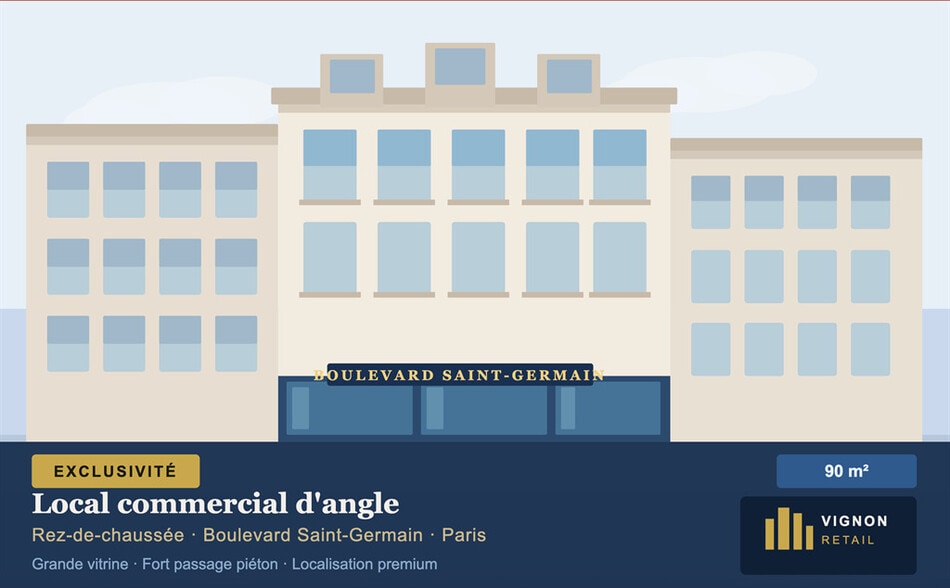 Retail in Paris for lease - Building Photo - Image 2 of 2