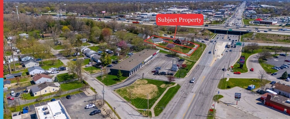7440-7444 Pendleton Pike, Indianapolis, IN à vendre - Aérien - Image 1 de 6