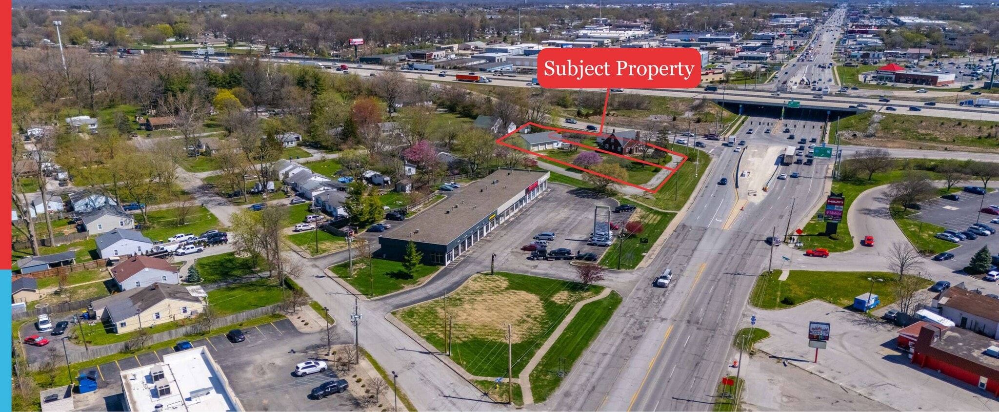 7440-7444 Pendleton Pike, Indianapolis, IN for sale Aerial- Image 1 of 7
