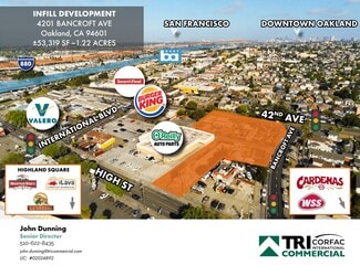 Plus de détails pour 4201 Bancroft Ave, Oakland, CA - Terrain à vendre