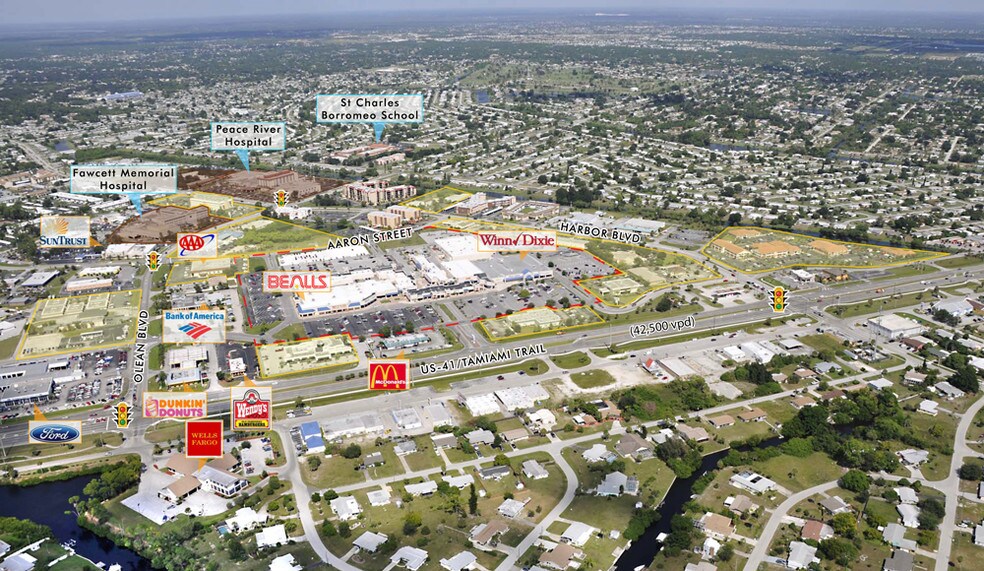 3280 Tamiami Trl, Port Charlotte, FL for sale - Aerial - Image 2 of 9