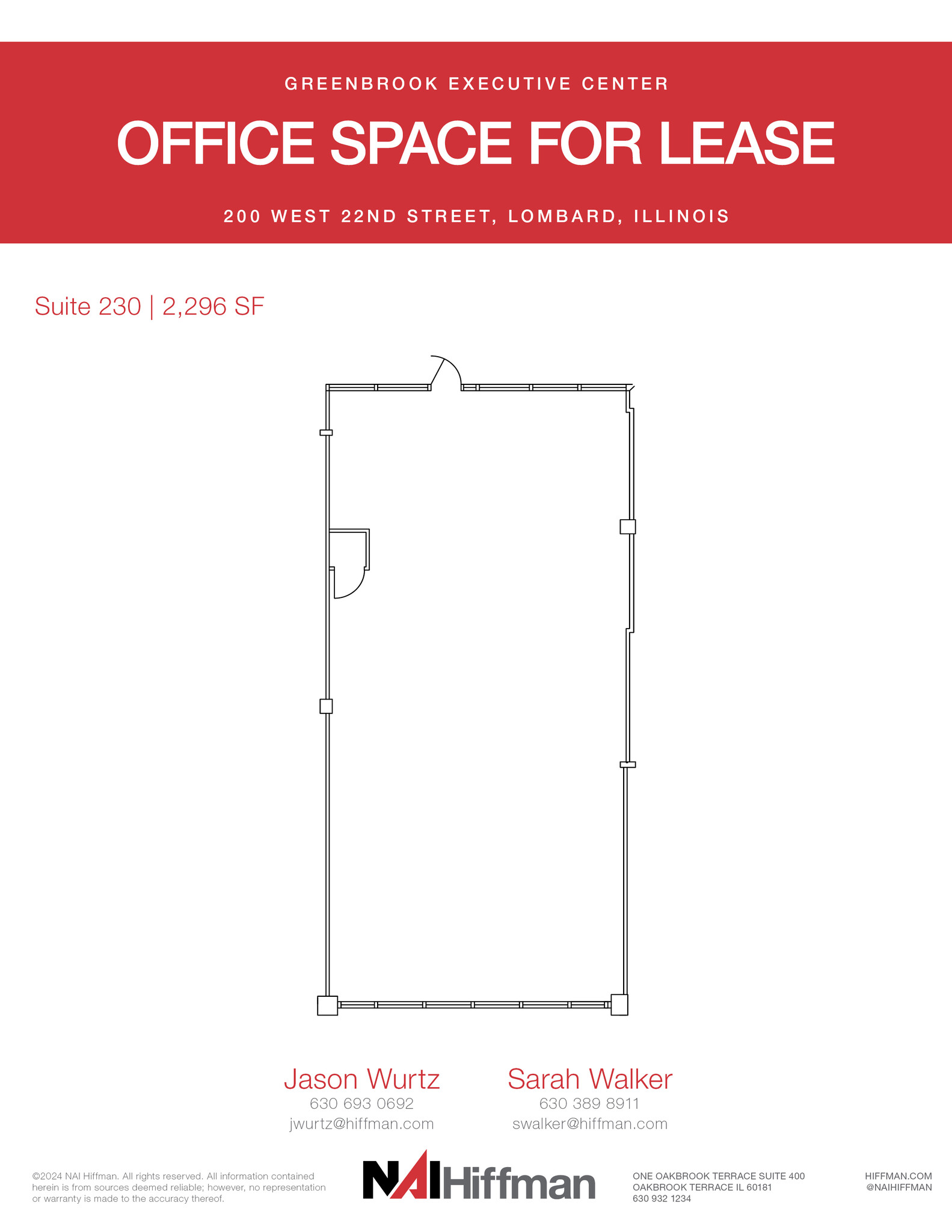 200 W 22nd St, Lombard, IL à louer Plan d  tage- Image 1 de 1