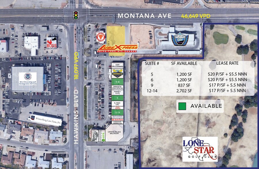 1550 Hawkins Blvd, El Paso, TX à louer - Photo du bâtiment - Image 2 de 6