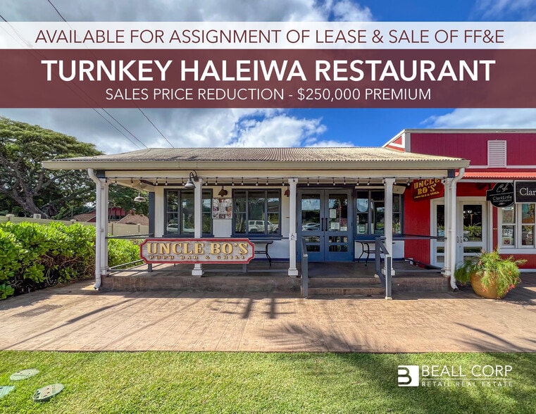 66-111 Kamehameha Hwy, Haleiwa, HI à louer - Photo du bâtiment - Image 1 de 12