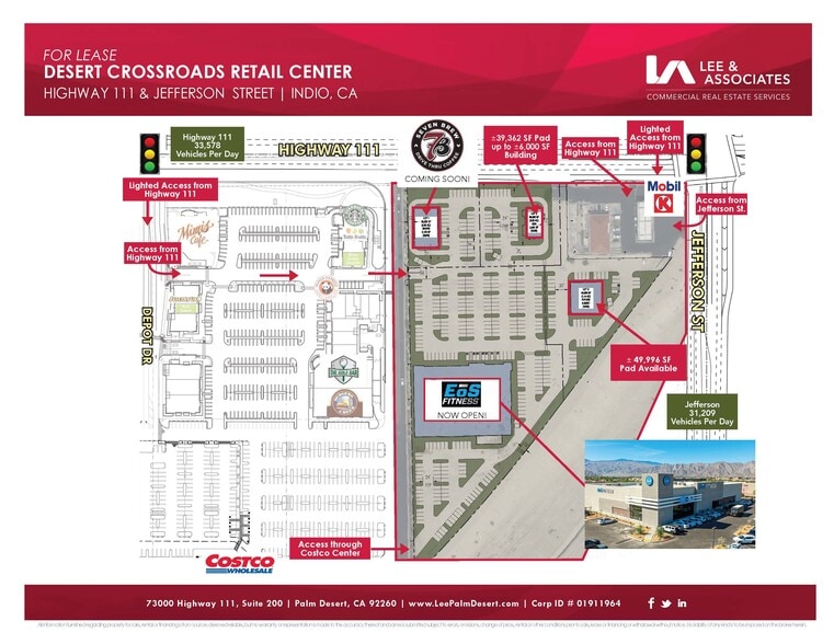 79925-79929 Highway 111, Indio, CA for lease - Site Plan - Image 2 of 3