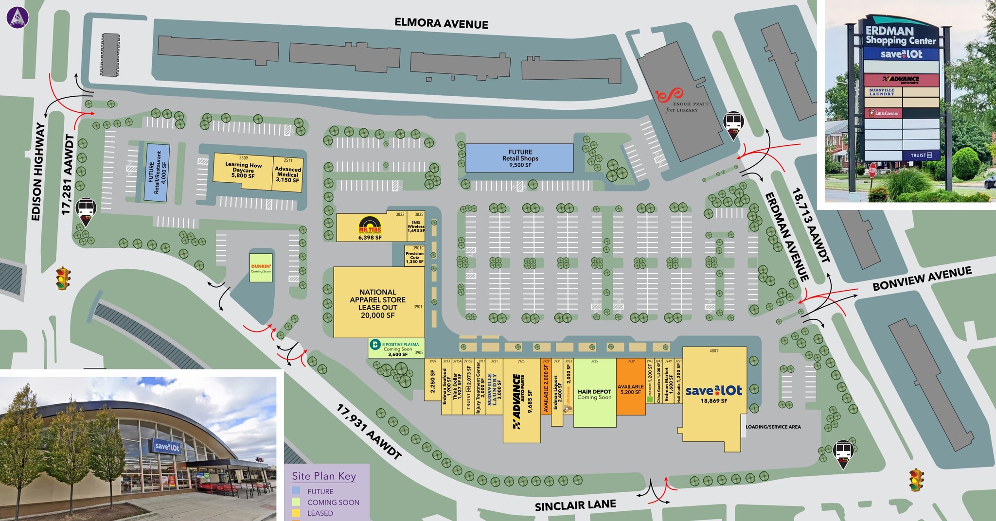 3901-3951 Erdman Ave, Baltimore, MD for lease Site Plan- Image 1 of 1