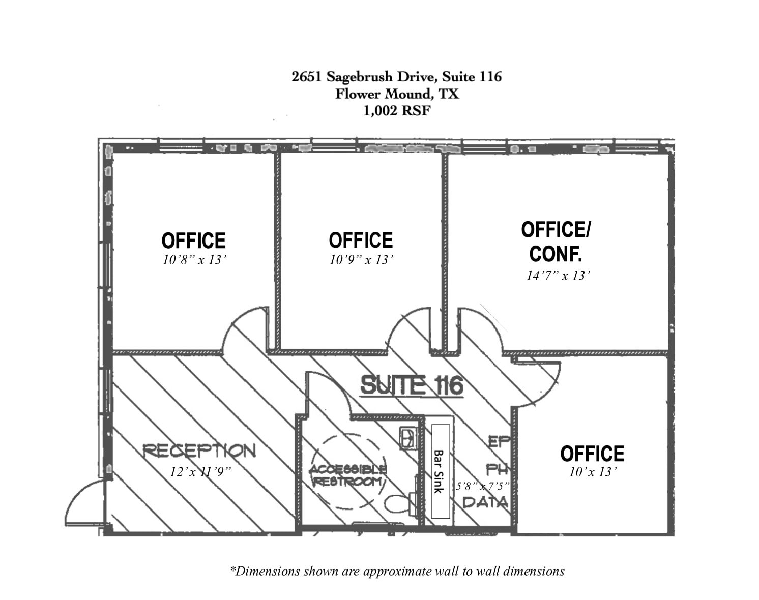 2653 Sagebrush Dr, Flower Mound, TX for lease Floor Plan- Image 1 of 9