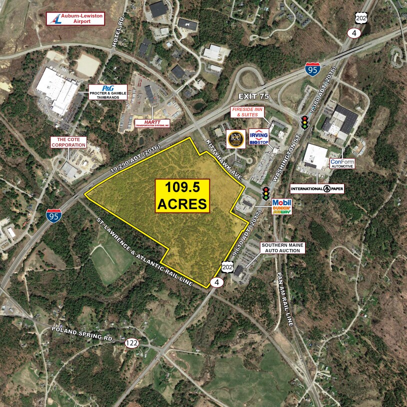 2019 Washington St, Auburn, ME à vendre Aérien- Image 1 de 2