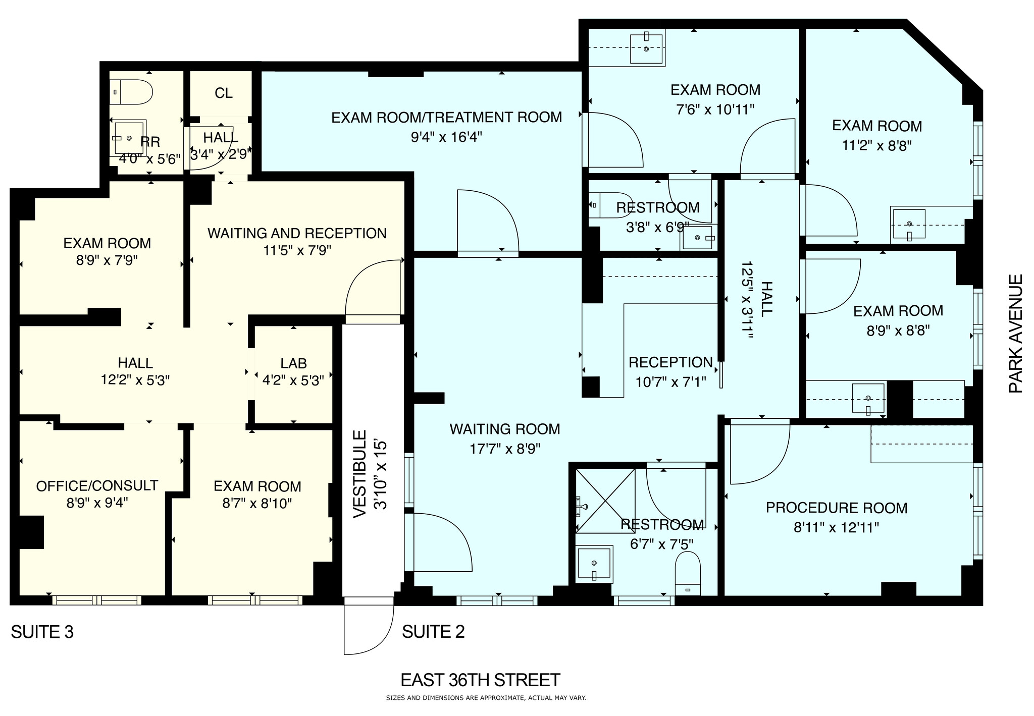 40 Park Ave, New York, NY à louer Plan d’étage- Image 1 de 10