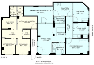 40 Park Ave, New York, NY à louer Plan d’étage- Image 1 de 10